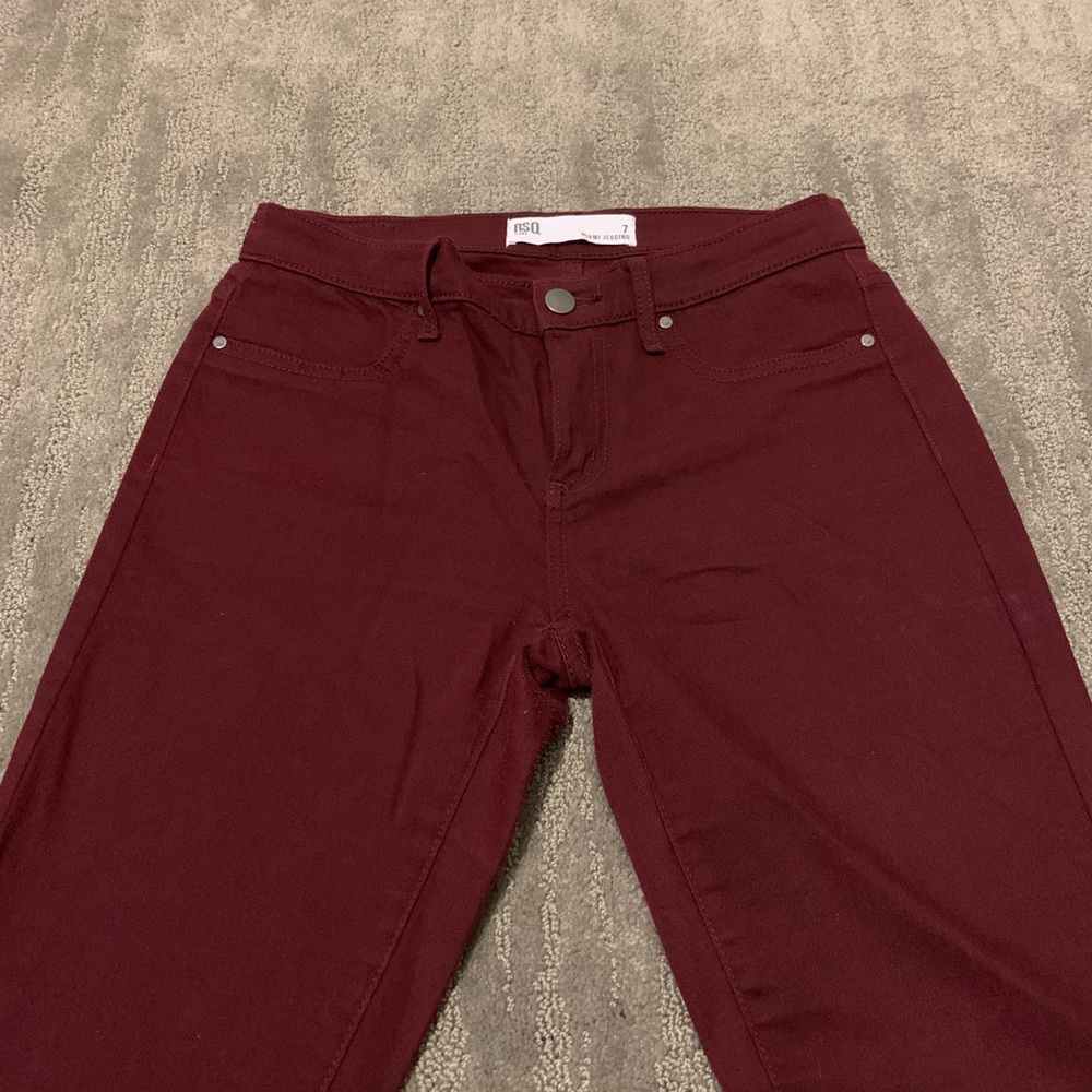 Tillys RSQ Maroon Jeggings